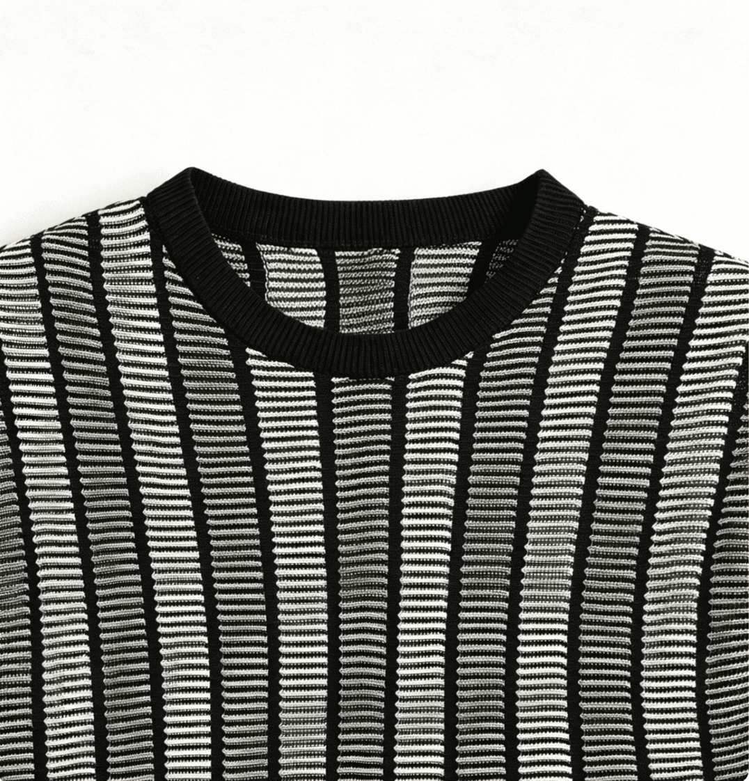 Textured Knitted Shirt